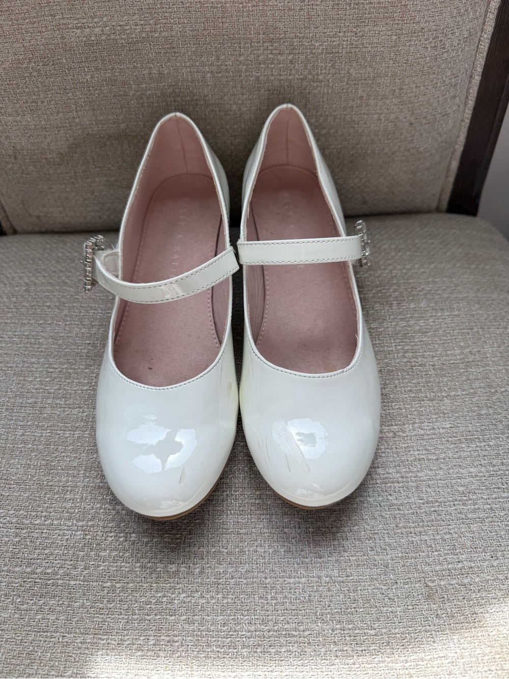 White Patent Heels